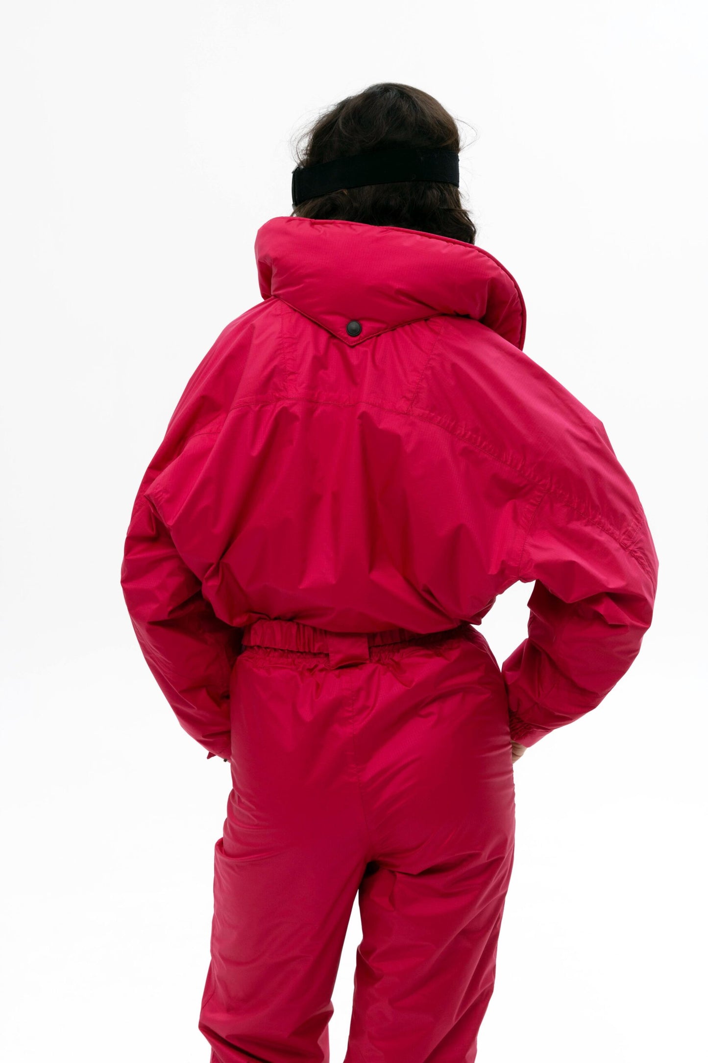 Жіночий рожевий комбінезон для лиж та сноуборду