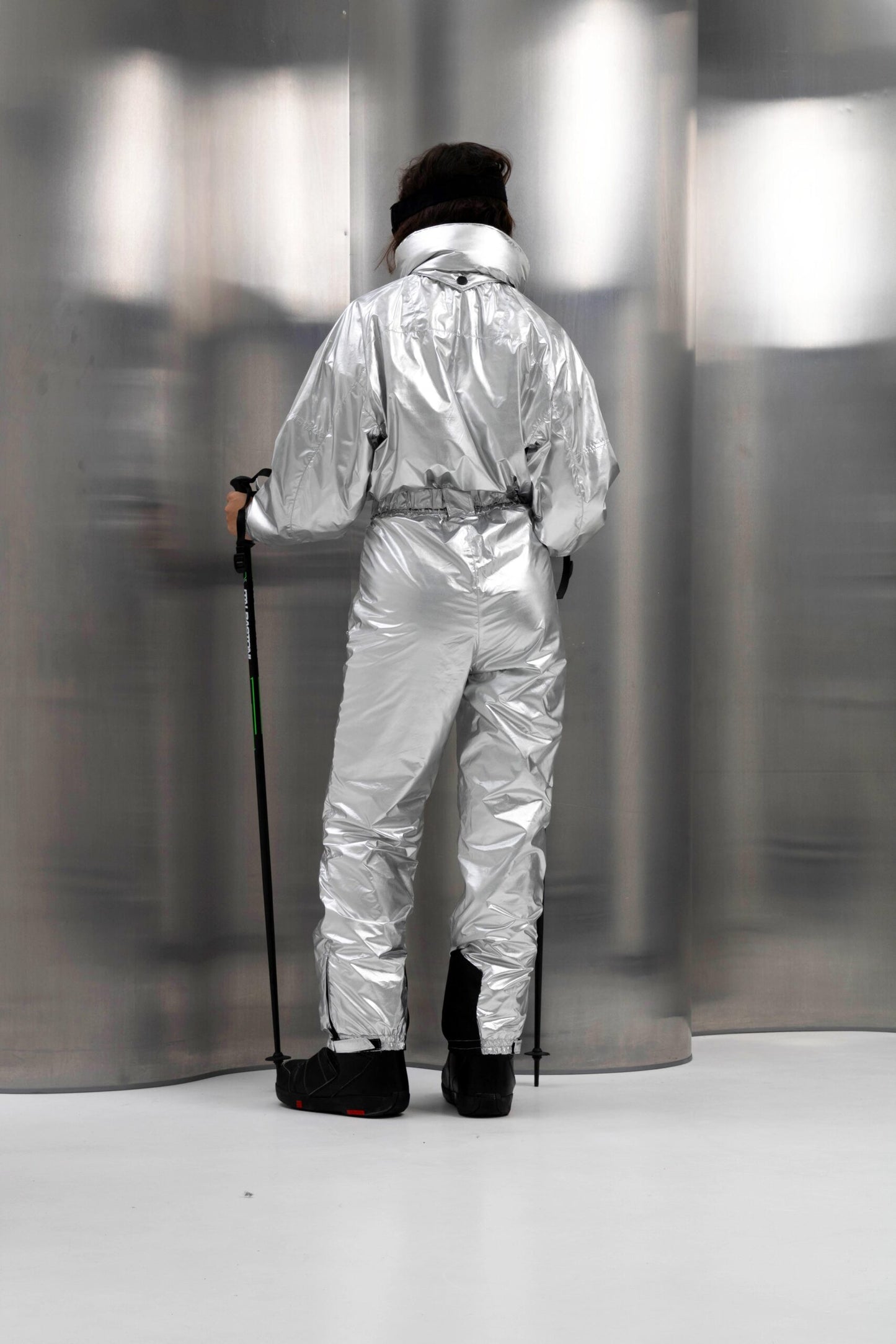Жіночий металевий зимовий лижний комбінезон | Водонепроникний костюм для лиж та сноуборду