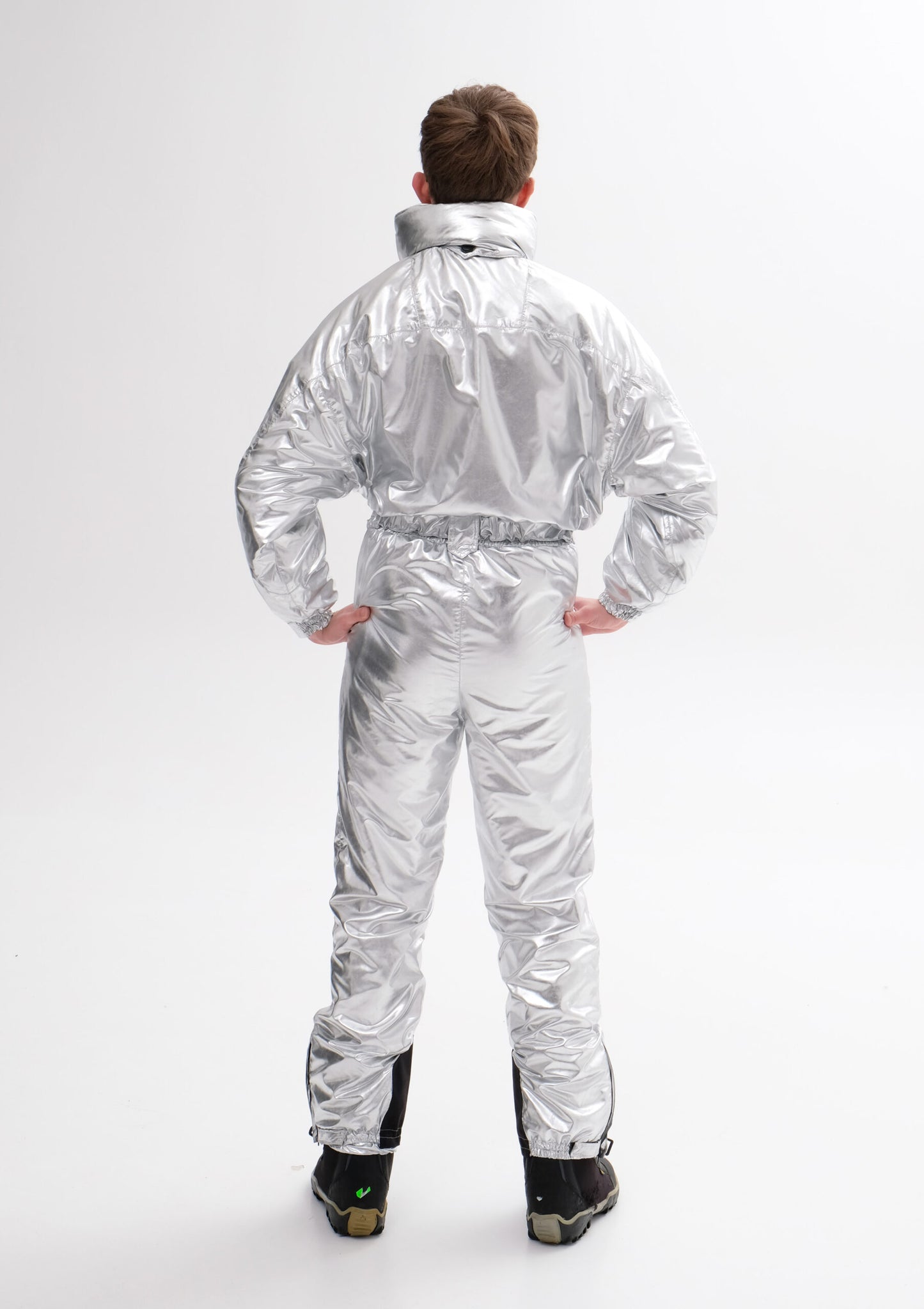 Чоловічий зимовий металевий комбінезон